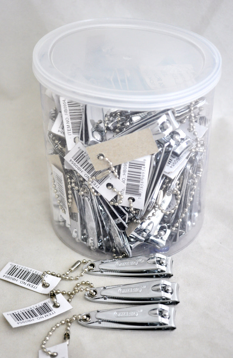 Finger Nail Clippers Jar 72ct