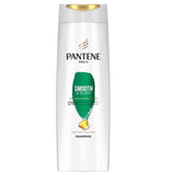 Pantene Pro-V shampoo bottle with a green cap on a white background