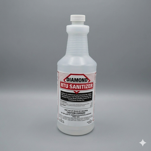 Diamond RTU Sanitizer 1 Quart (12) – Rite Way Wholesale