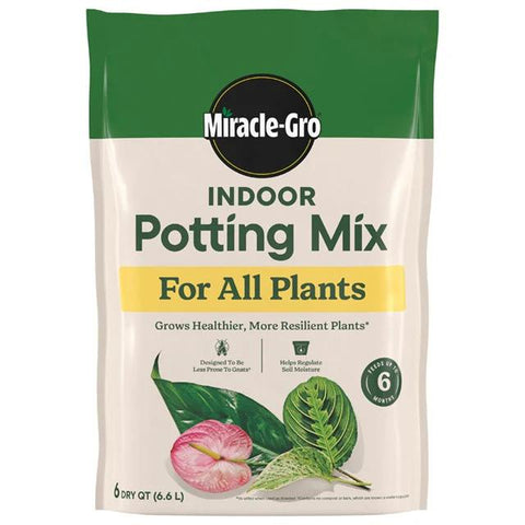 Miracle-Gro® Soil Houseplants 6Qt (8) – Rite Way Wholesale