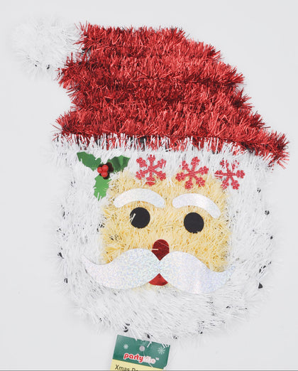 GX4343-Decoración de Navidad de Papá Noel de espumillón (12/72)