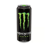 Monster Energy drink can on a white background