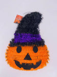GW4230 Halloween 12.5"x 11" Tinsel Pumpkin  Decoration(12/96)