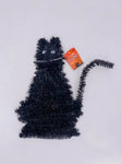PT6795 Halloween Black Cat Tinsel Decoration (12/144)