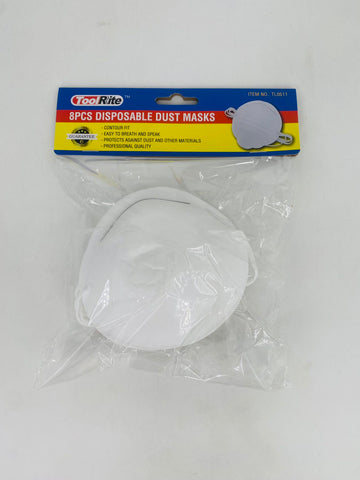 TL0511 8pcs Disposable Non-Toxic Dust and Filter Masks (24/72)