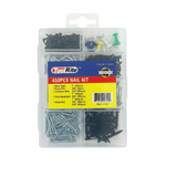 Tool Rite nail kit packaging with various nails inside on a white background