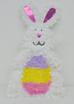 GF4168   15" Bunny with egg Tinsel Easter Decoration(36)