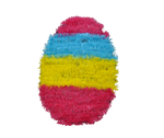 GF4166 12" x 8.5" Tinsel Easter Egg Decoration (24)