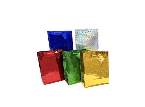 GH0043-L Hologram Gift Bag-13"x 11"x5" (12/144)