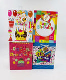 GB8024-M  Medium Size Happy Birthday Gift Bag (12/144)