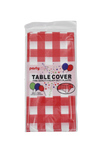 HW2008 Table Cover 54*108 - Checkered Red (24/144)