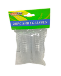 KC1132 20pc Plastic Shot Glasses (24)