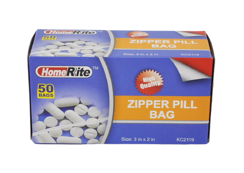 KC2119 50ct Zipper Pill Bags (48)