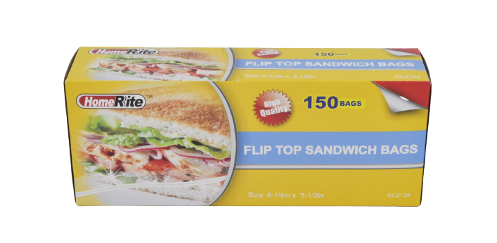 Sandwich Bags - Shop Flip Top & Ziplock, Wholesale Prices
