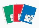 MEAD5680 Mead 5 Subjects Notebooks, Wide Ruled (pack of 12)