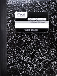 MEAD9910 Mead Composition Notebook,Wide Ruled(pack of 12)