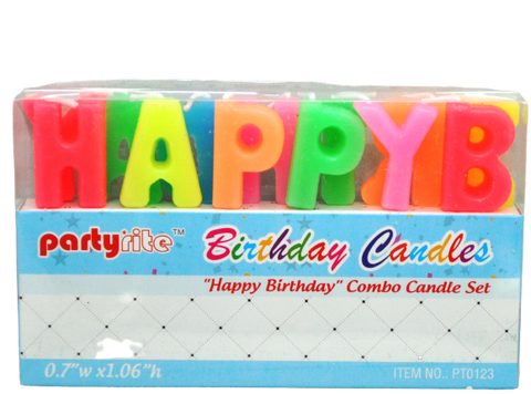 PT0123 Happy Birthday Combo Candles (15/180)