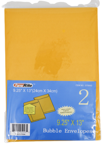 ST5043 #2, 2pc 9.25 x 13" Bubble Envelope (48)