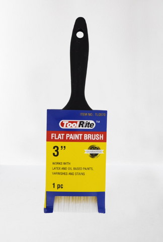 TL0570 3" Flat Paint Brush (12/48)