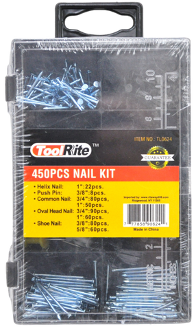TL0624 450pc Nail Kit (12/72)