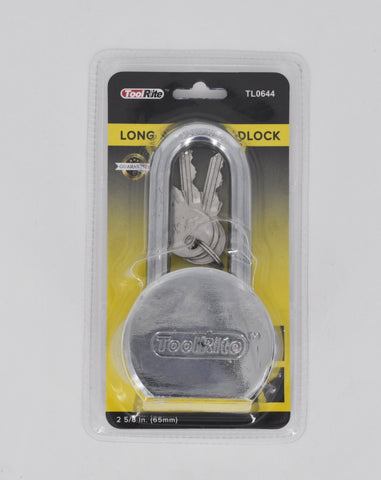 TL0644 2-5/8" Long Shackle Steel Lock (6/24)