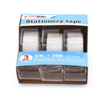 TP0628 3pc Super Clear Stationery Tape (24/144)