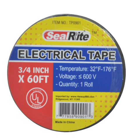 TP0901 1pc 3/4" x 60 Feet  Electric Tape (12/192)