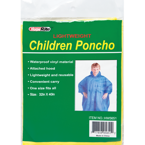 HW5651 Kids Poncho (24/144)